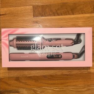 Adagio Pink Glam Set Hair Tools NWT